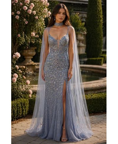 Abito da cerimonia con collarino - Merlin Tris - Matrimoni e  diciottesimi - Gogolfun.it