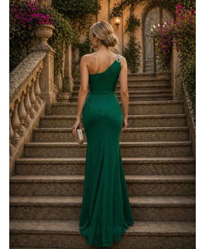 Abito a sirena monospalla - Jupiter - Abiti da cerimonia, diciottesimo, compleanno - Gogolfun.it