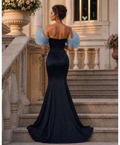 Abito da cerimonia nero - Delizia - Abiti da matrimonio online - Gogolfun.it