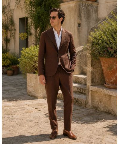 Abito uomo in misto lino - Poirot - Paul Miranda - Abiti estivi - Gogolfun.it