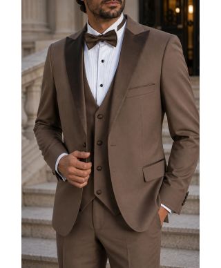 Smoking uomo color marrone - Pascal
