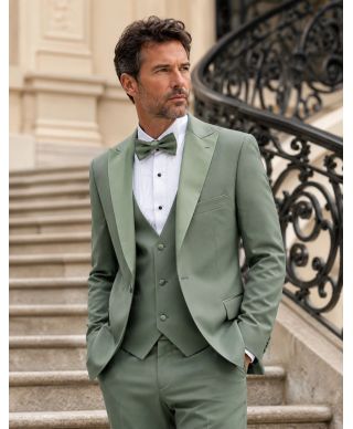 Smoking uomo verde salvia - Pascal - Abiti e smoking uomo online - Gogolfun.it