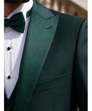 Smoking uomo con gilet, verde - Pascal - Matrimoni e diciottesimi - Gogolfun.it
