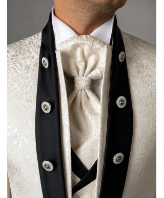 Abito sposo bianco con gilet - Simon - Abiti da sposo economici - Gogolfun.it