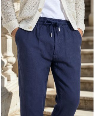 Pantalaccio bianco in lino Paul Miranda - Riviera