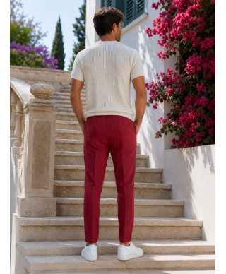 Pantaloni con coulisse in lino Paul Miranda - Riviera
