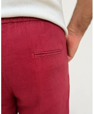 Pantaloni con coulisse in lino Paul Miranda - Riviera