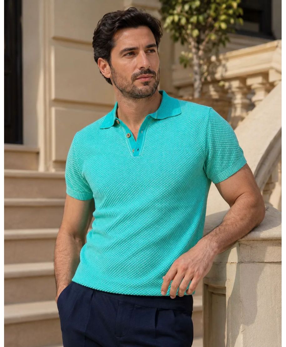 Polo uomo verde Paul Miranda - Abbigliamento uomo online - Gogolfun.it