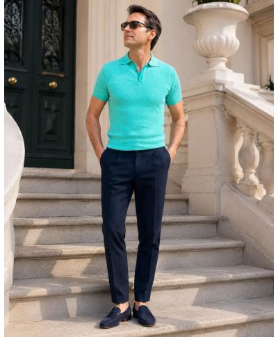 Polo uomo verde Paul Miranda - Abbigliamento uomo online - Gogolfun.it