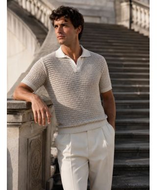 Polo uomo beige - Paul Miranda - Abbigliamento uomo estivo online - Gogolfun.it
