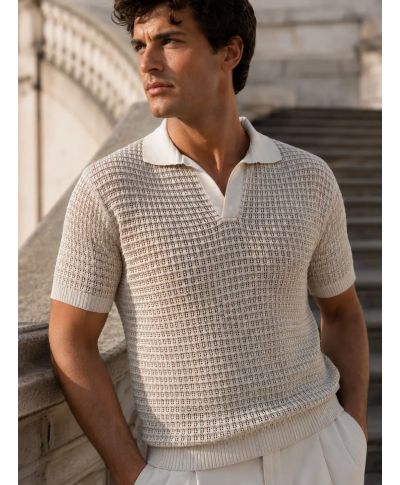 Polo uomo beige - Paul Miranda - Abbigliamento uomo estivo online - Gogolfun.it