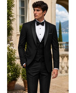 Smoking uomo nero con rever particolare - Annecy
