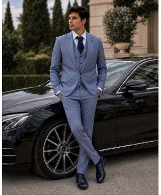 Abito uomo azzurro con gilet - Finlandia