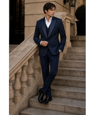 Smoking Uomo blu luxury - San Bernardo