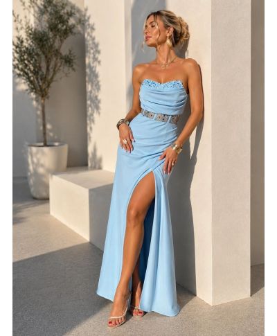 Abito da cerimonia, bronzo - Kira - Cerimonia donna online - Gogolfun.it