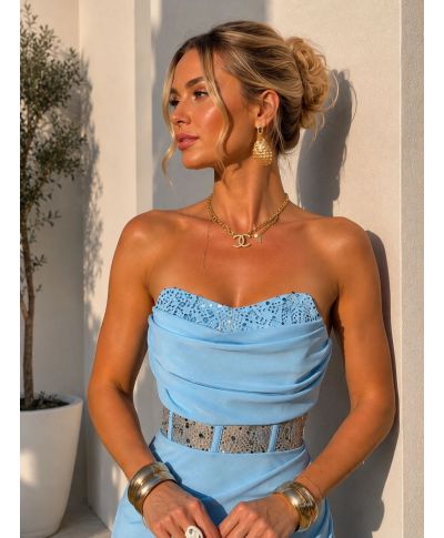 Abito da cerimonia, bronzo - Kira - Cerimonia donna online - Gogolfun.it