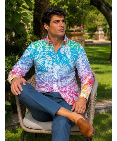 Camicia estiva fantasia hawaiana - Bang - Camicie uomo online - Gogolfun.it