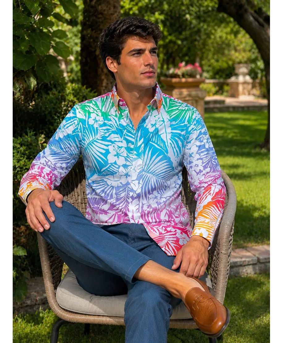 Camicia estiva fantasia hawaiana - Bang - Camicie uomo online - Gogolfun.it