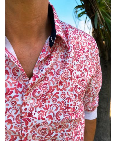 Camicia uomo estiva fantasia floreale  - Abbigliamento uomo online - Gogolfun.it