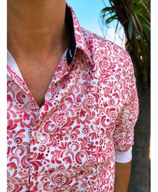 Camicia uomo estiva fantasia floreale  - Abbigliamento uomo online - Gogolfun.it