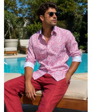 Camicia uomo estiva fantasia floreale  - Abbigliamento uomo online - Gogolfun.it