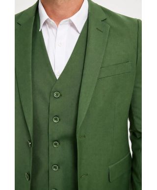 Abito uomo verde con gilet - Galway - Abiti uomo particolari online - Gogolfun.it