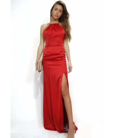 Vestito rosso lungo - A sirena - Giosi