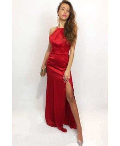 Vestito rosso lungo - A sirena - Giosi
