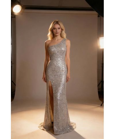 Abito a sirena in paillettes con schiena scoperta - Maga - Matrimoni, diciottesimi, cerimonie - Gogolfun.it