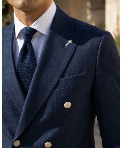 Giacca doppiopetto in denim - Nathaniel - Abbigliamento uomo online - Gogolfun.it