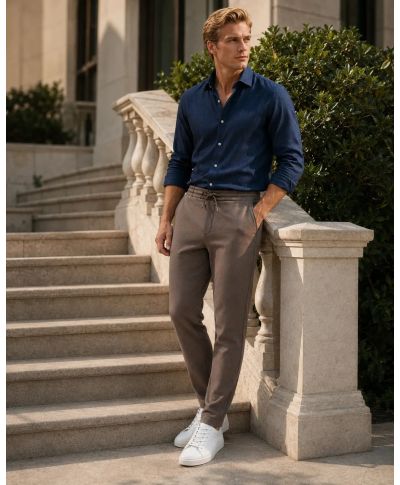 Pantaloni uomo tuta, con coulisse - Fabius - Paul Miranda