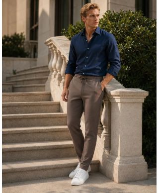 Pantaloni uomo tuta, con coulisse - Fabius - Paul Miranda