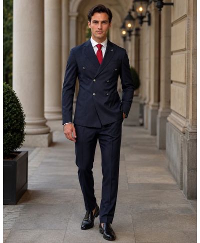 Giacca doppio petto, blu - PAUL MIRANDA - Abbigliamento uomo online - Gogolfun.it