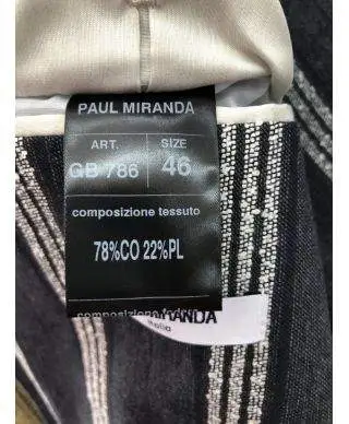 Giacca uomo particolare, a righe bianche e blu - Paul Miranda