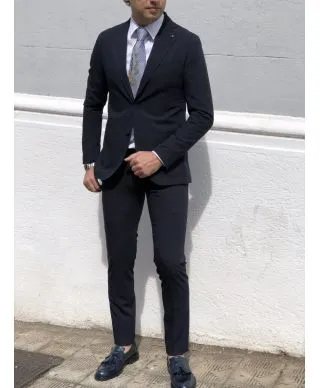 Abito nero uomo, slim - Paul Miranda