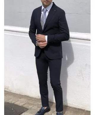 Abito nero uomo, slim - Paul Miranda