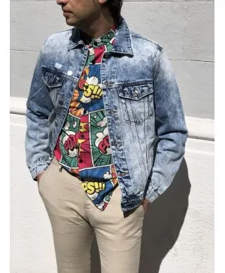 Camicia uomo fantasia - Coreana - Pop