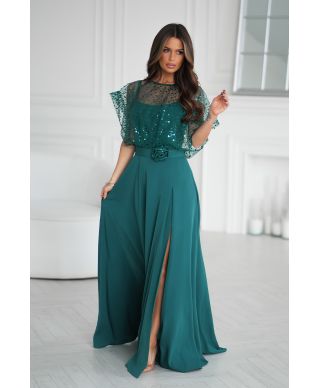Vestito elegante verde - Eleonora