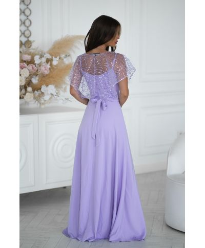 Vestito da cerimonia glicine - Eleonora