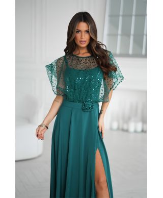 Vestito elegante verde - Eleonora
