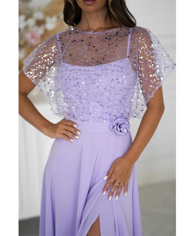 Vestito da cerimonia glicine - Eleonora