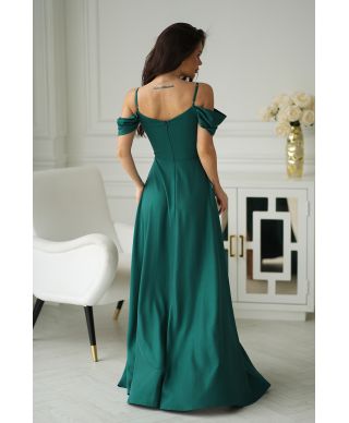 Vestito elegante da cerimonia verde - Costa