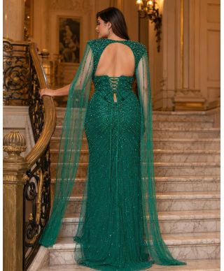 Abito gioiello curvy con maniche - Botero - Abiti taglie curvy - Gogolfun.it