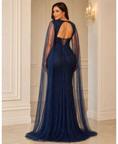 Abito gioiello curvy con maniche - Botero - Abiti taglie curvy - Gogolfun.it