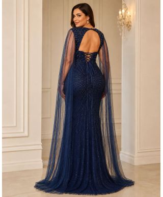 Abito gioiello curvy con maniche - Botero - Abiti taglie curvy - Gogolfun.it