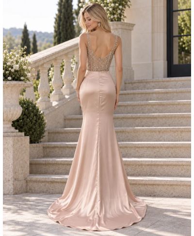 Abito elegante con corpetto gioiello - Kasos - Abiti da diciottesimo e matrimoni - Gogolfun.it