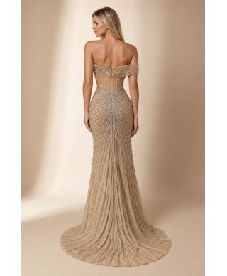 Abito a sirena oro - Paxos - Abiti da diciottesimo e matrimonio online - Gogolfun.it