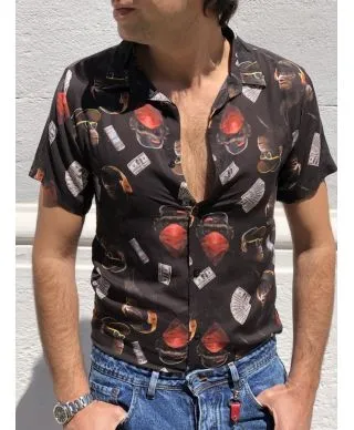 Camicia maniche corte uomo - Fantasia