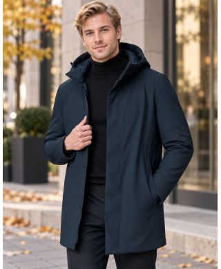 Parka uomo blu, modello Zacopane - Impermeabile ed antivento