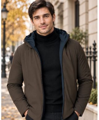 Parka uomo marrone, impermeabile - Zacopane - Gogolfun.it